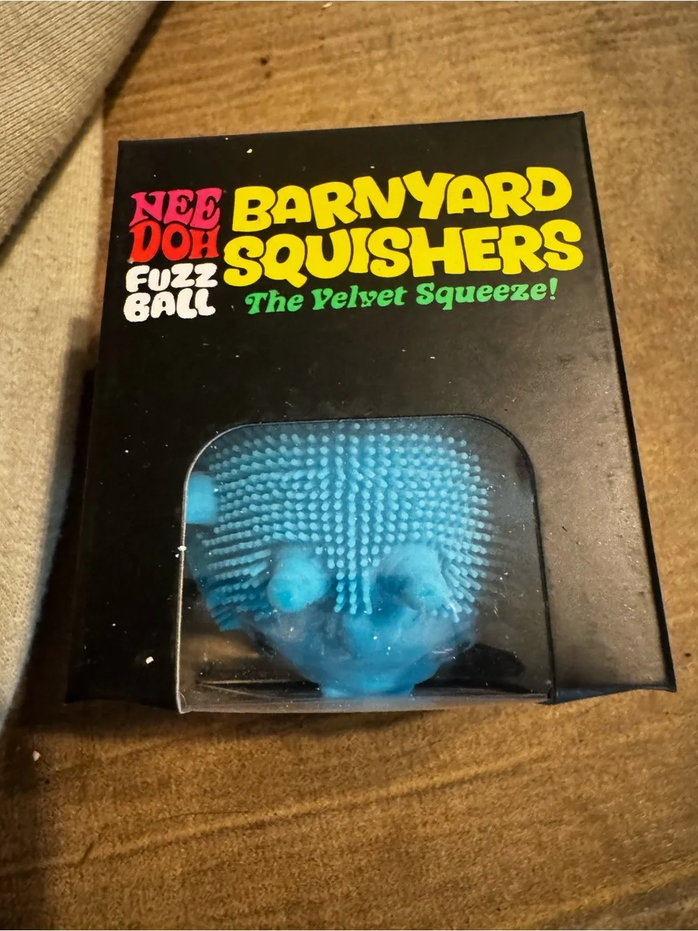 Nee Doh barnyard squishers blue